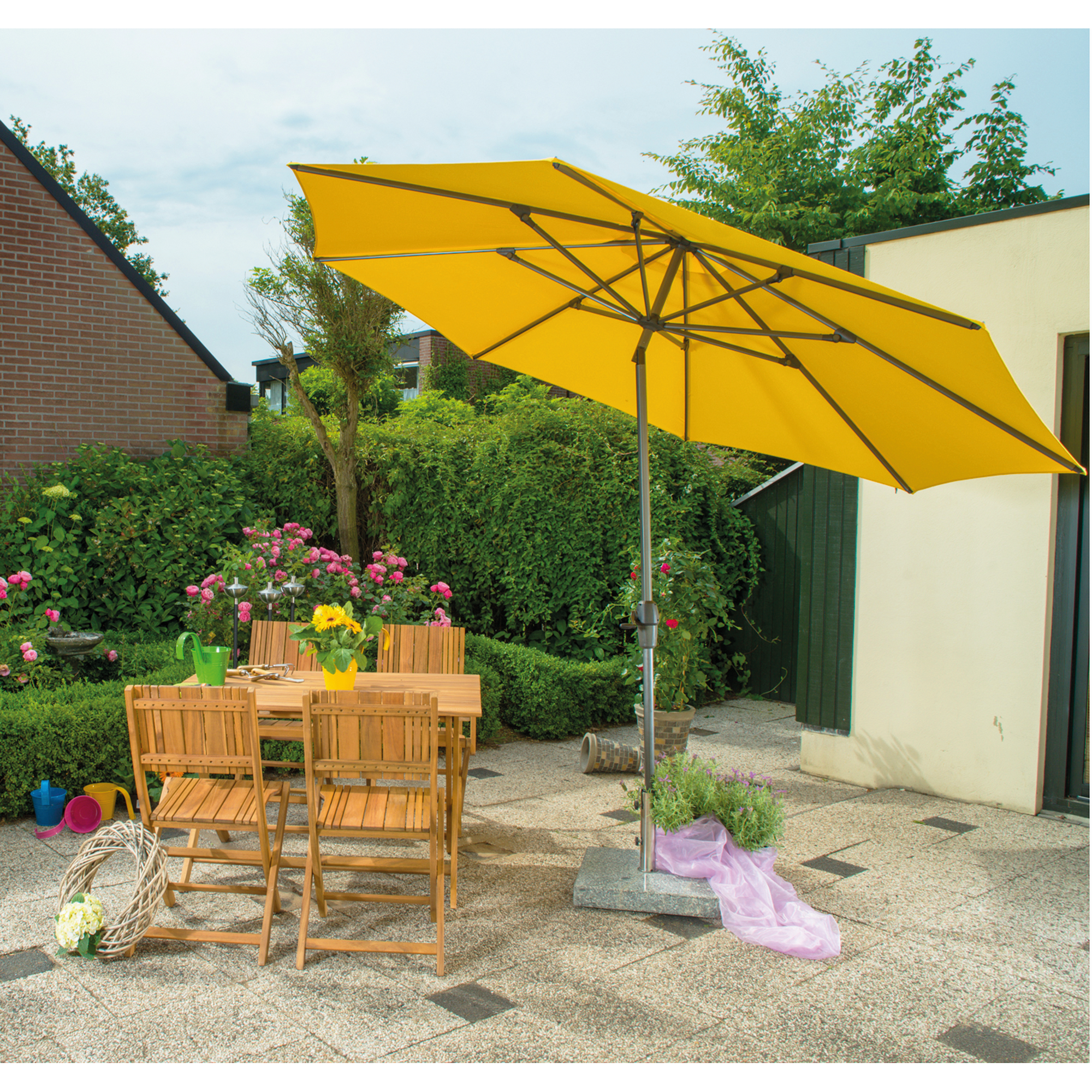 Klappsessel 'Falun' braun 57 x 50,5 x 88 cm