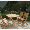 Gartentisch 'Falun' klappbar Akazienholz 80 x 73,5 x 120 cm