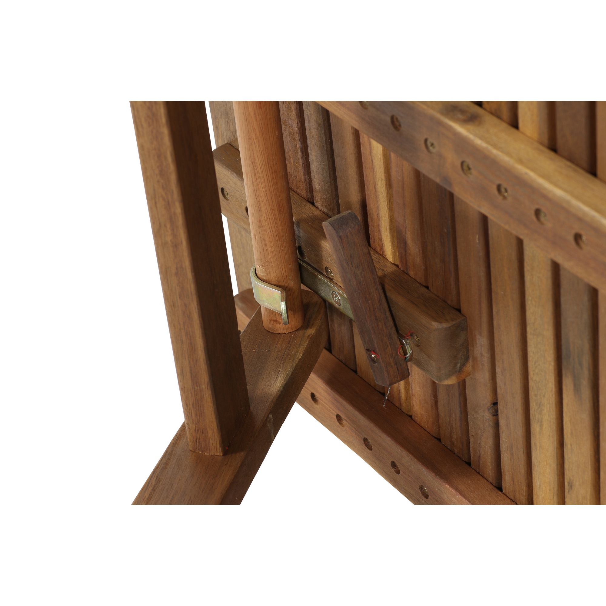 Gartentisch 'Falun' braun klappbar 120 x 80 x 74 cm