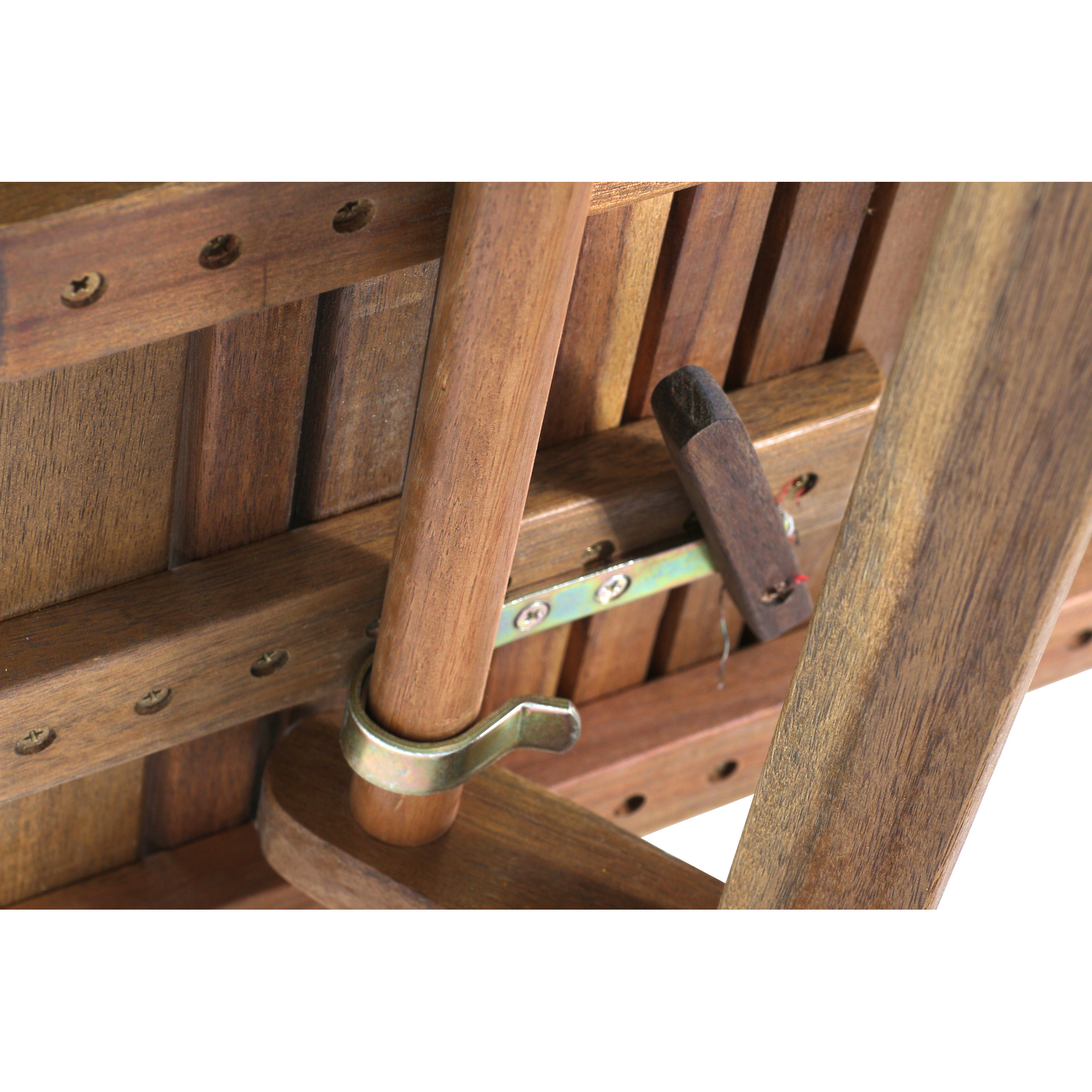 Gartentisch 'Falun' braun klappbar 120 x 80 x 74 cm