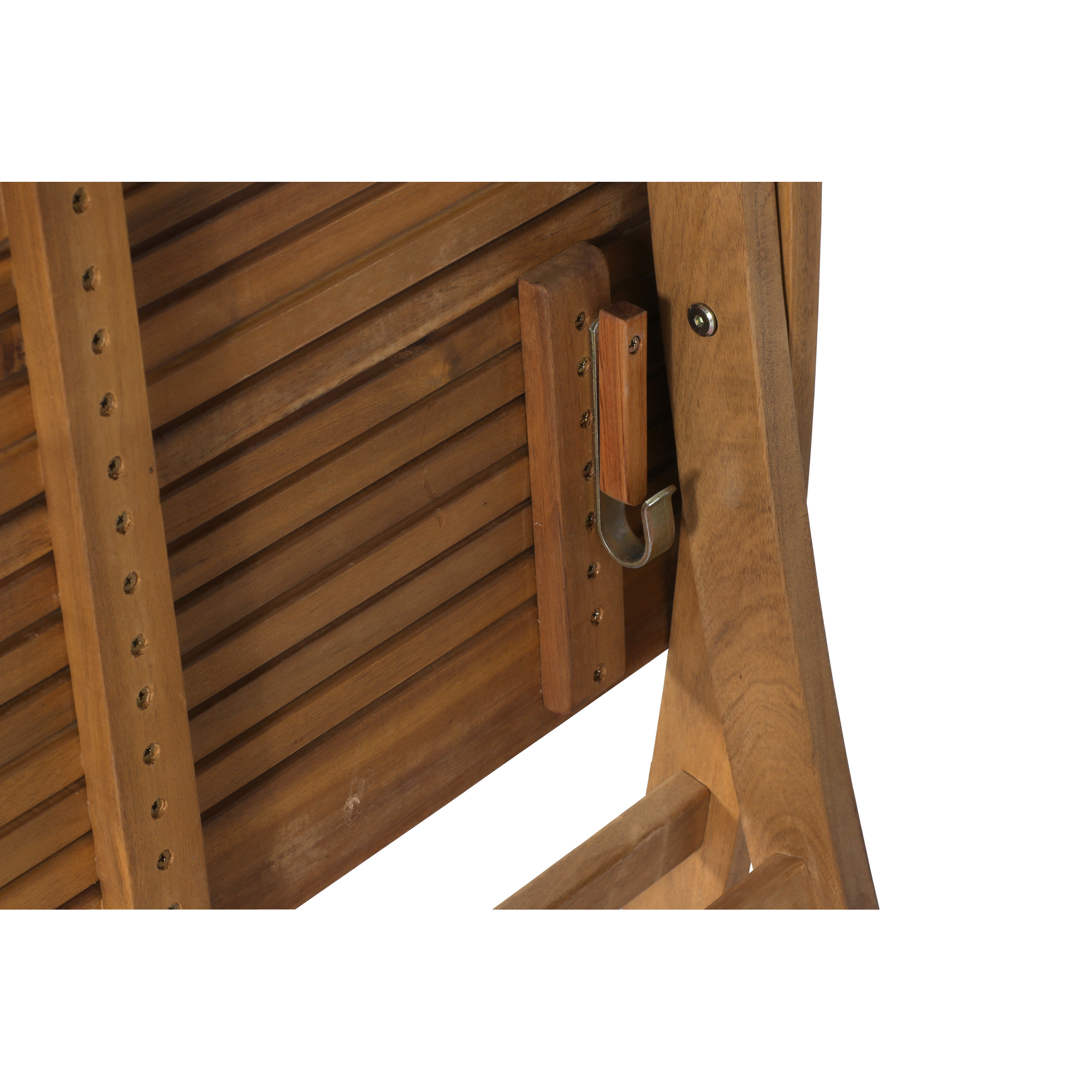 Gartentisch 'Falun' braun klappbar 120 x 80 x 74 cm