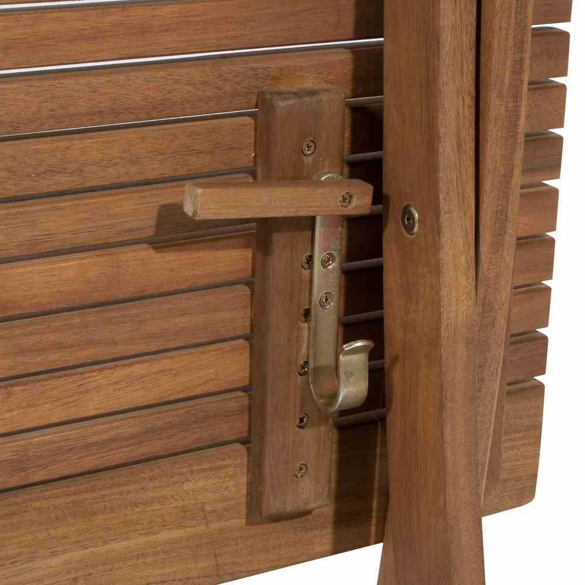 Gartentisch 'Falun' braun klappbar 80 x 80 x74 cm