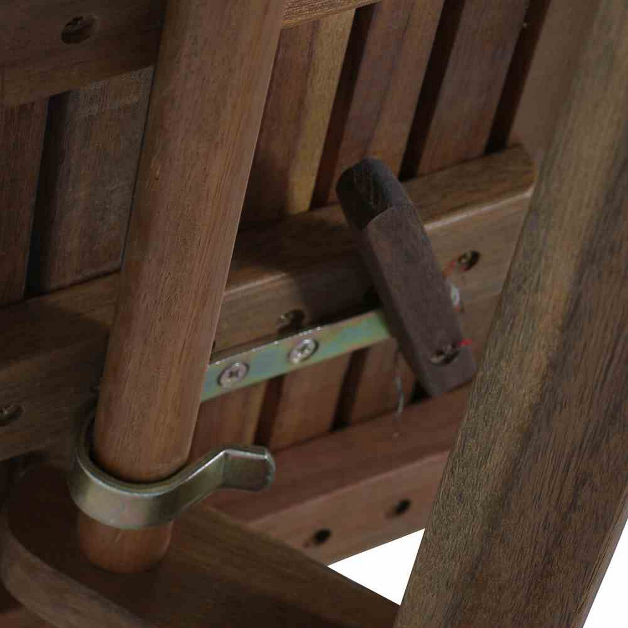 Gartentisch 'Falun' braun klappbar 80 x 80 x74 cm