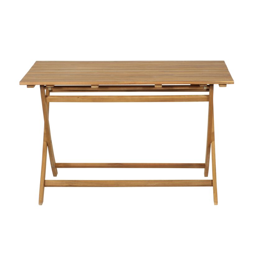 Gartentisch 'Falun' klappbar Akazienholz 80 x 74 x 80 cm