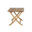 Gartentisch 'Falun' klappbar Akazienholz 80 x 74 x 80 cm