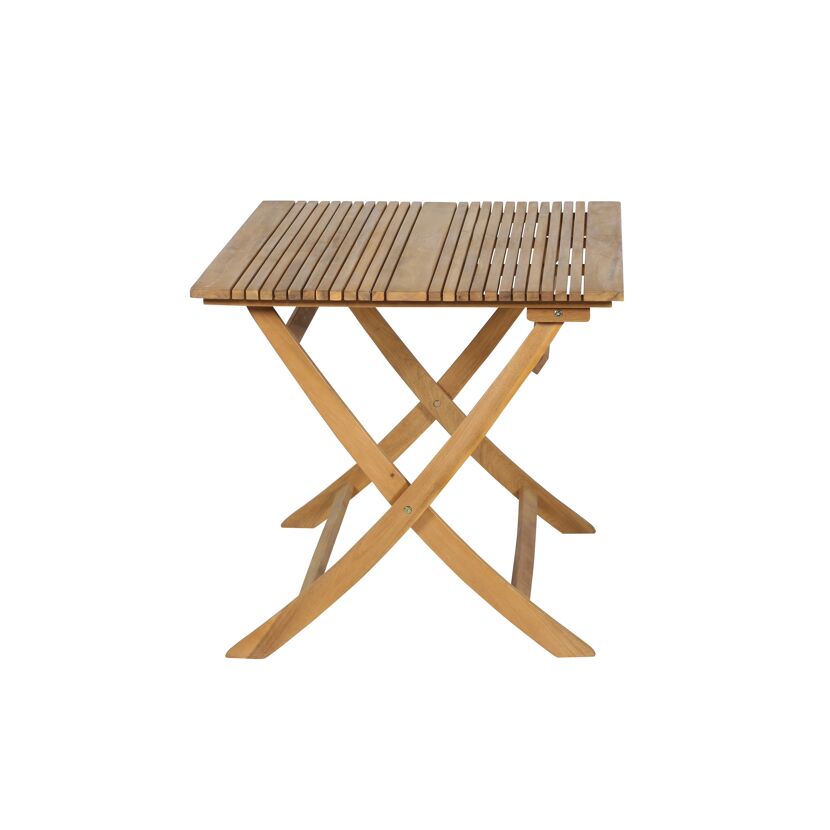 Gartentisch 'Falun' klappbar Akazienholz 80 x 74 x 80 cm
