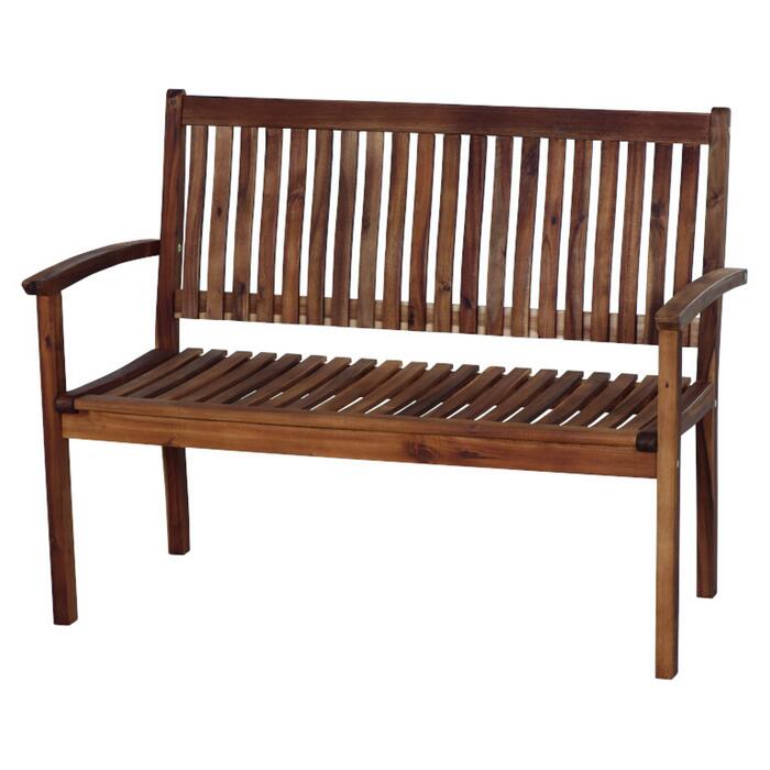 Gartenbank 'Paleros' natur 62 x 120 x 92,5 cm