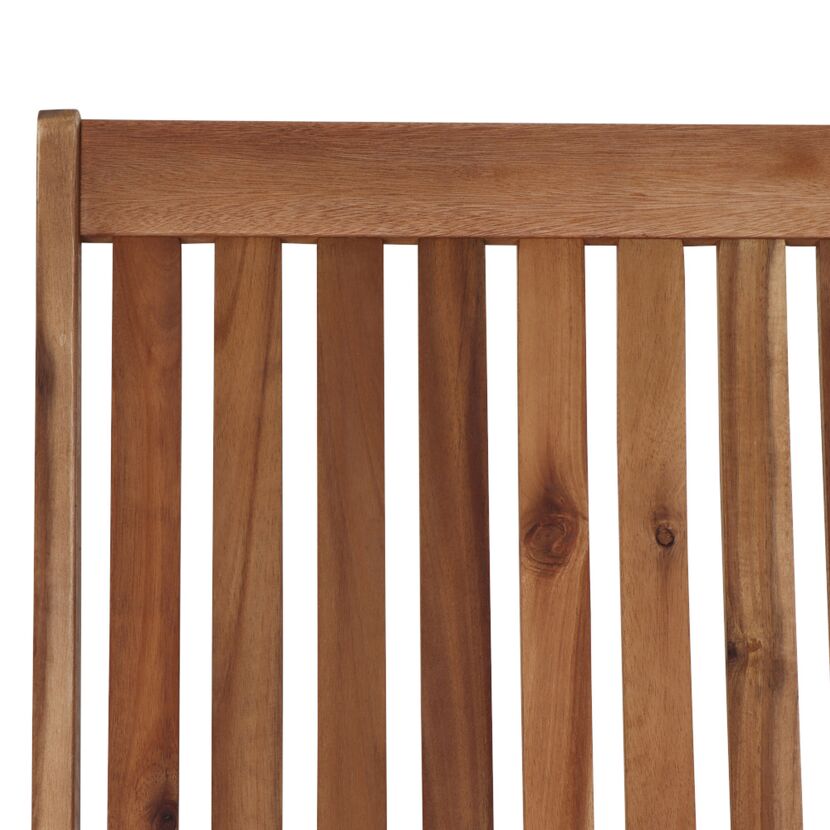 Liegestuhl 'Paleros' klappbar Akazienholz braun 60 x 90 x 147 cm
