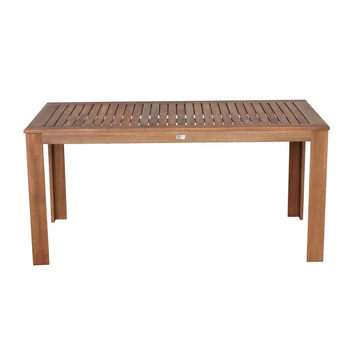 Gartentisch 'Paleros' naturfarben 160 x 90 cm