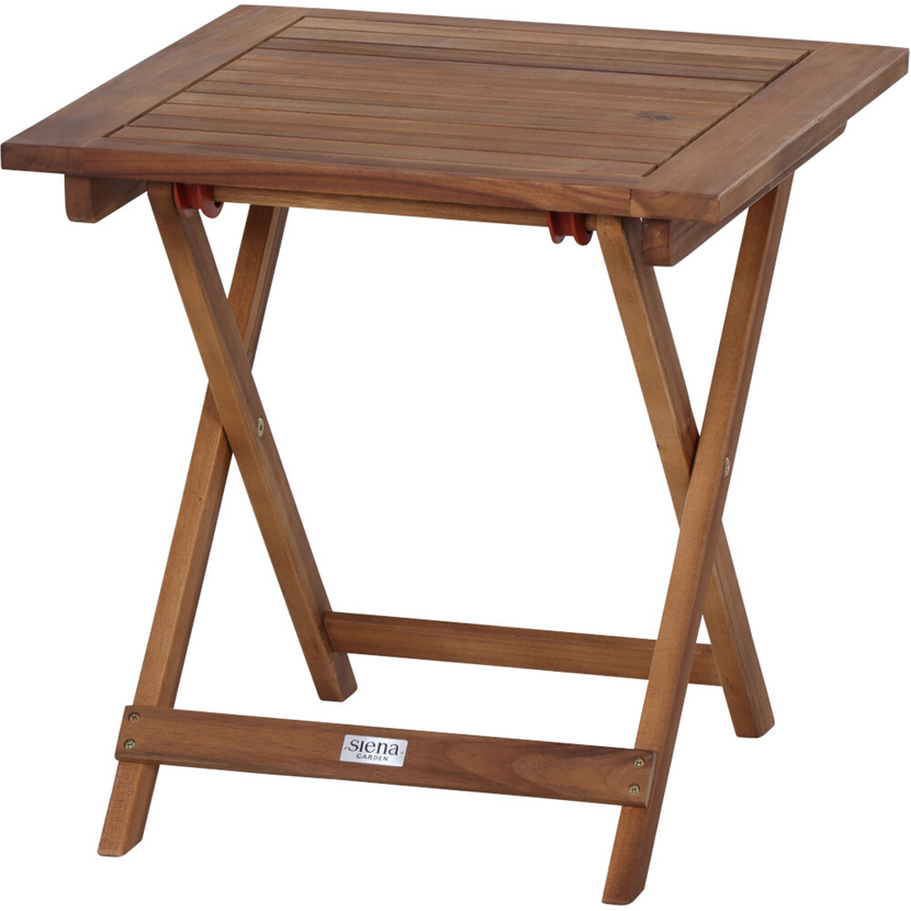 Gartenhocker 'Paleros' klappbar Akazienholz braun 50 x 52 x 50 cm