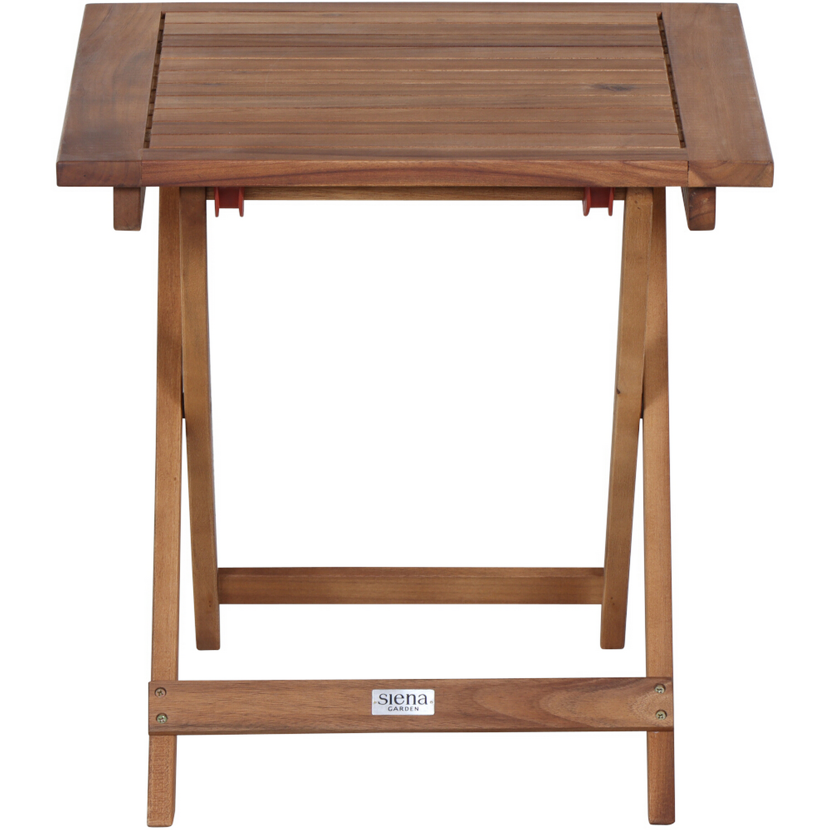 Gartenhocker 'Paleros' klappbar Akazienholz braun 50 x 52 x 50 cm
