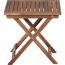 Gartenhocker 'Paleros' klappbar Akazienholz braun 50 x 52 x 50 cm