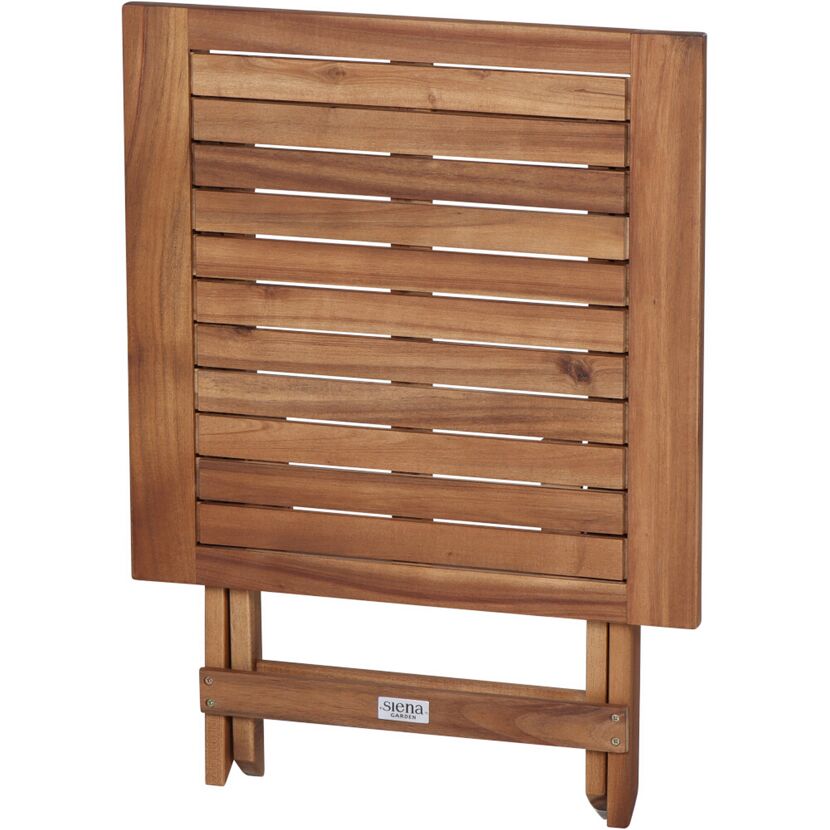 Gartenhocker 'Paleros' klappbar Akazienholz braun 50 x 52 x 50 cm