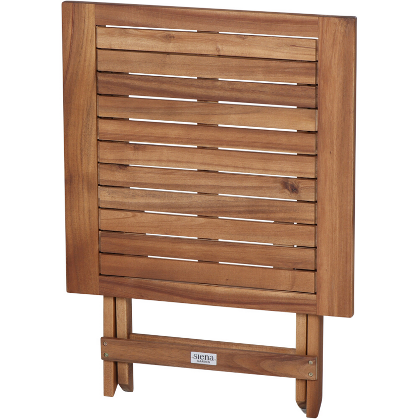 Gartenhocker 'Paleros' klappbar Akazienholz braun 50 x 52 x 50 cm