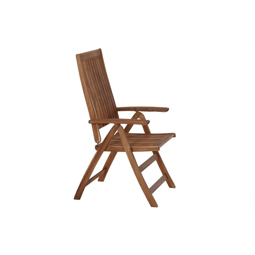 Brauner Klappsessel Paleros aus Akazie