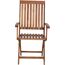 Gartenstuhl 'Paleros' klappbar Akazienholz braun 65 x 97 x 53,5 cm