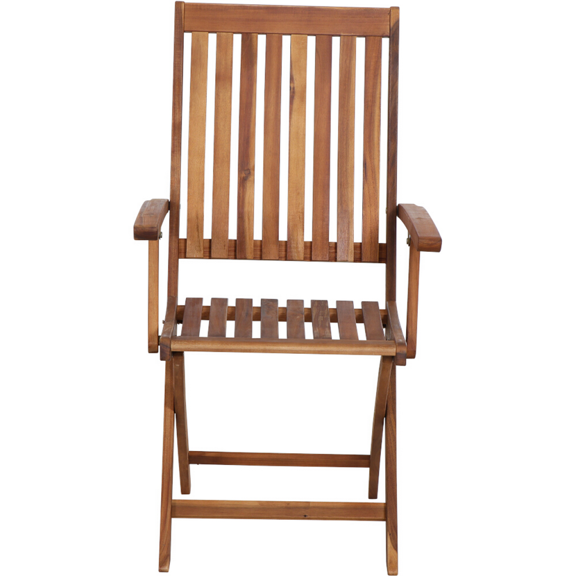 Gartenstuhl 'Paleros' klappbar Akazienholz braun 65 x 97 x 53,5 cm