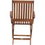 Gartenstuhl 'Paleros' klappbar Akazienholz braun 65 x 97 x 53,5 cm