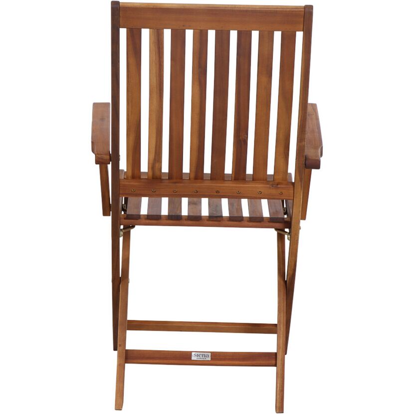 Gartenstuhl 'Paleros' klappbar Akazienholz braun 65 x 97 x 53,5 cm