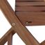 Gartenstuhl 'Paleros' klappbar Akazienholz braun 65 x 97 x 53,5 cm