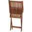 Gartenstuhl 'Paleros' klappbar Akazienholz braun 65 x 97 x 53,5 cm