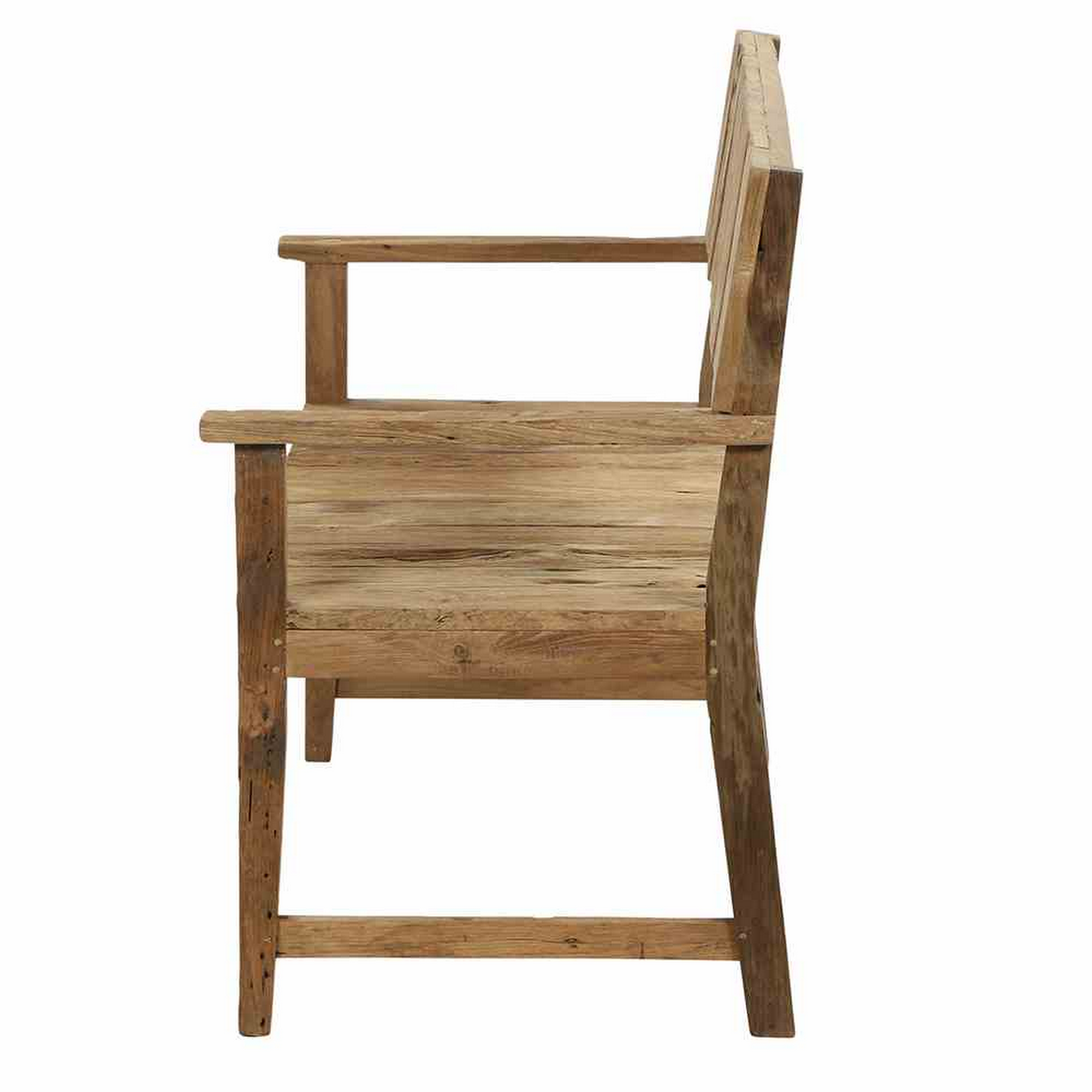 Gartenbank 'Loreo' natur 124 x 60 x 90 cm