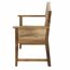 Gartenbank 'Loreo' 2-Sitzer Teakholz braun 124 x 90 x 60 cm