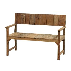 Gartenbank 'Loreo' natur 124 x 60 x 90 cm