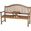 Gartenbank 'Pisa' 3-Sitzer Akazienholz braun 150 x 104 x 66 cm