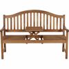 Gartenbank 'Pisa' 3-Sitzer Akazienholz braun 150 x 104 x 66 cm