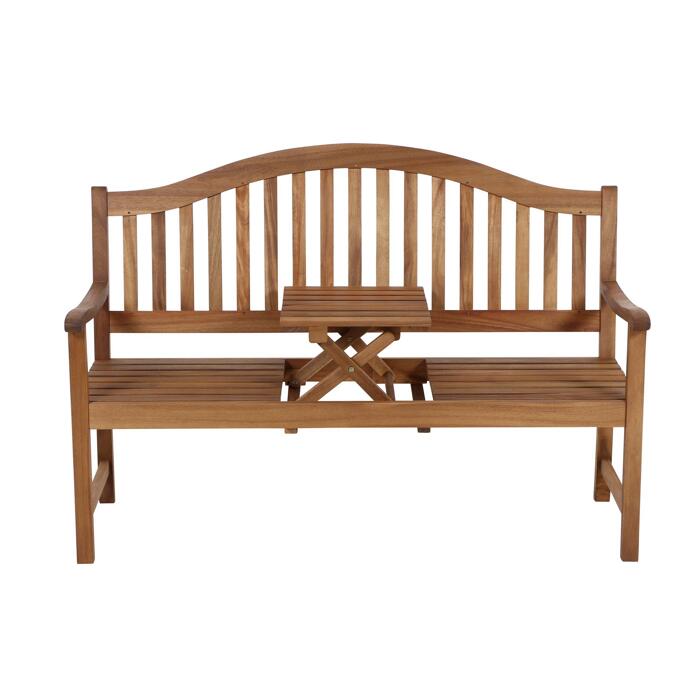 Gartenbank 'Pisa' natur 66 x 150 x 104 cm