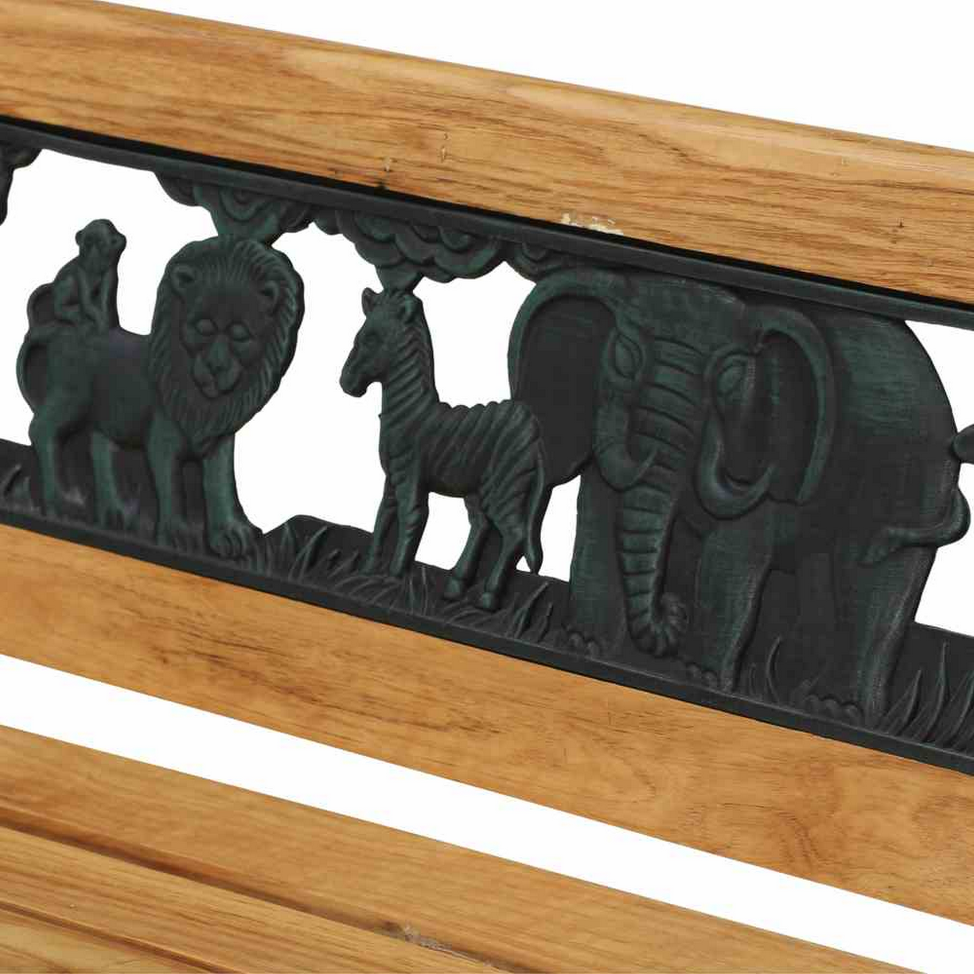 Kinderbank 'Zoo-Park' natur 41 x 84 x 52,5 cm