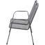 Gartenbank 'Elda' 2-Sitzer Stahl anthrazit 65 x 94 x 107,5 cm