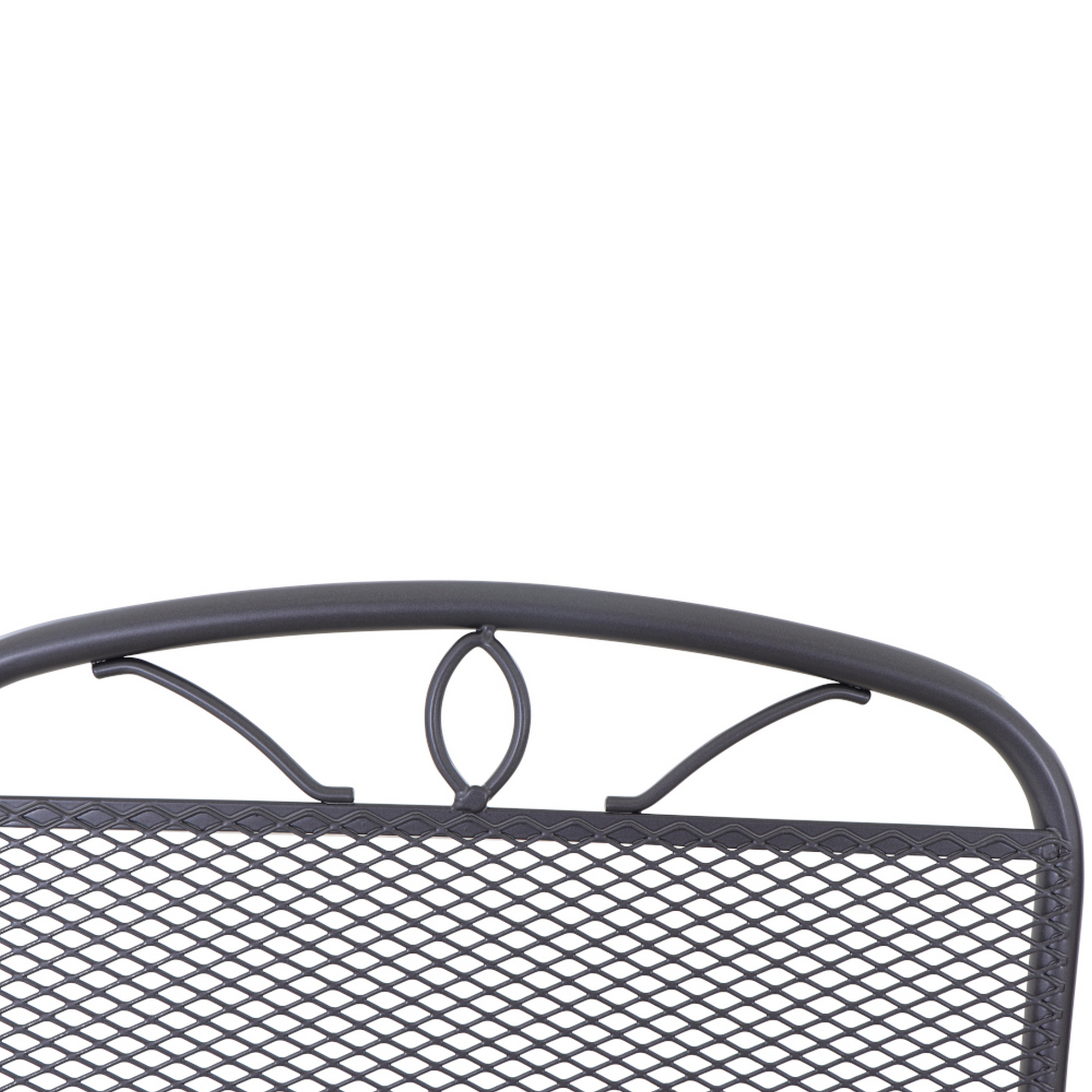 Gartenbank 'Elda' matt-anthrazit 95 x 66 x 108 cm