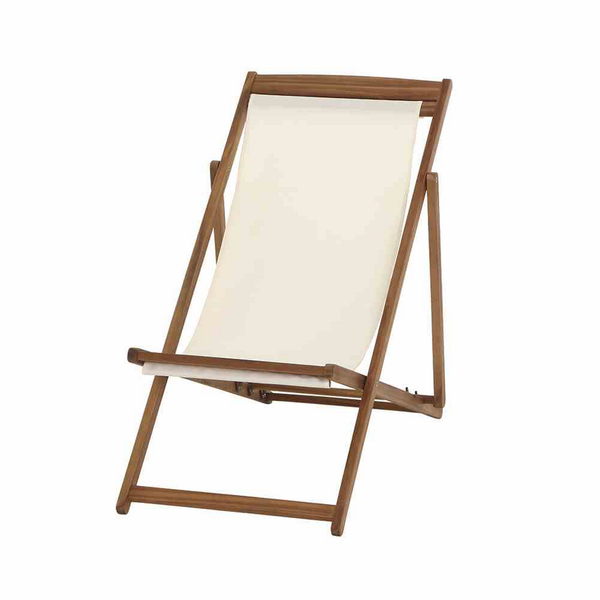 Liegestuhl 'Aviro' klappbar beige 98,5 x 98 x 57 cm