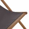 Liegestuhl 'Aviro' klappbar grau 98,5 x 98 x 57 cm