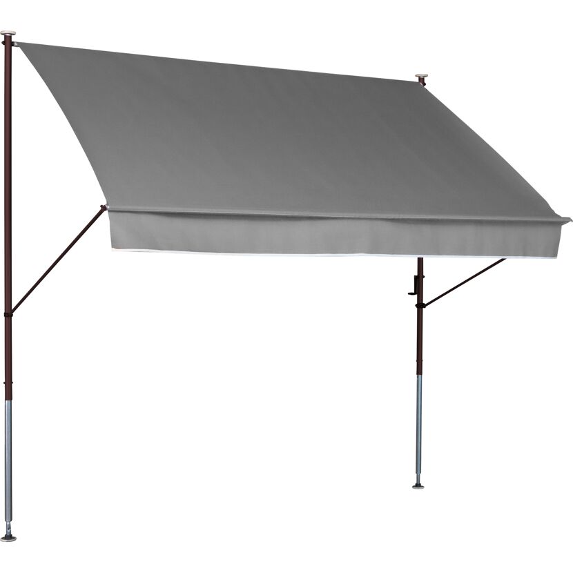 Klemmmarkise 'Style' mit Volant/wasserabweisend 150 x 150 cm
