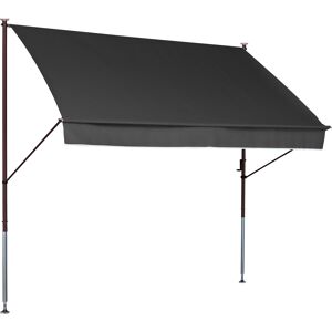 Klemmmarkise 'Style' mit Volant/wasserabweisend 150 x 150 cm