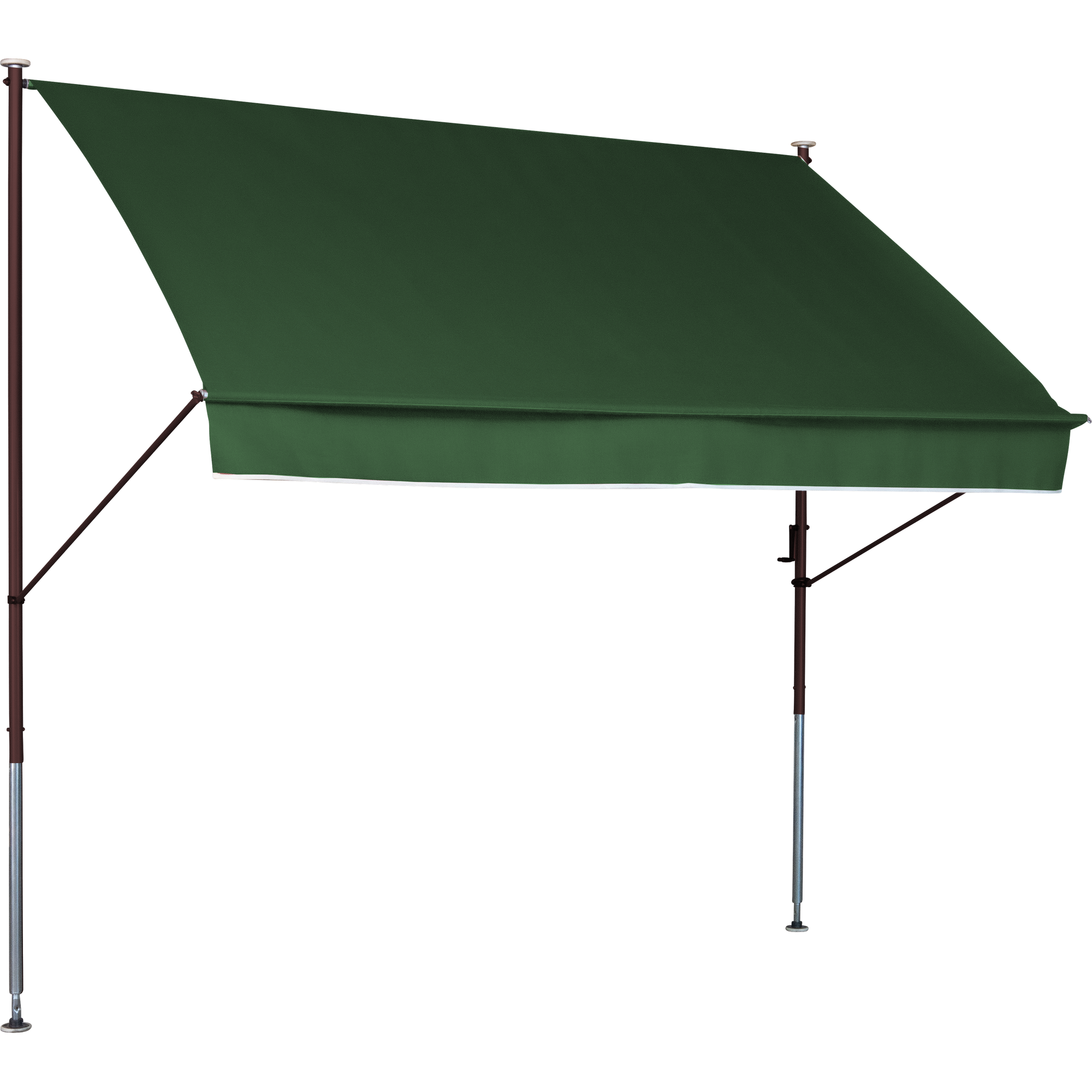 Klemmmarkise 'Style' mit Volant/wasserabweisend 150 x 150 cm