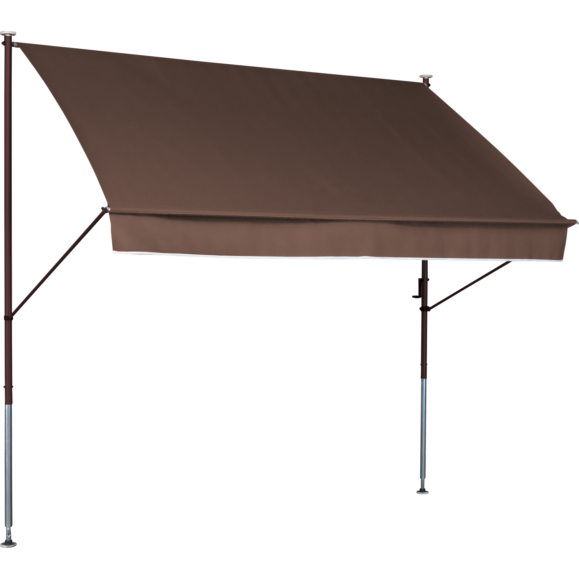 Klemmmarkise 'Style' mit Volant/wasserabweisend 150 x 150 cm