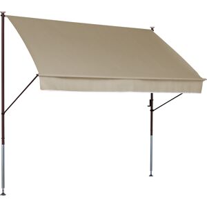 Klemmmarkise 'Style' mit Volant/wasserabweisend 150 x 150 cm