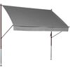 Klemmmarkise 'Style' mit Volant/wasserabweisend 200 x 150 cm