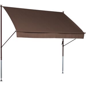 Klemmmarkise 'Style' mit Volant/wasserabweisend 200 x 150 cm