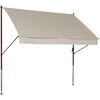 Klemmmarkise 'Style' mit Volant/wasserabweisend 250 x 150 cm