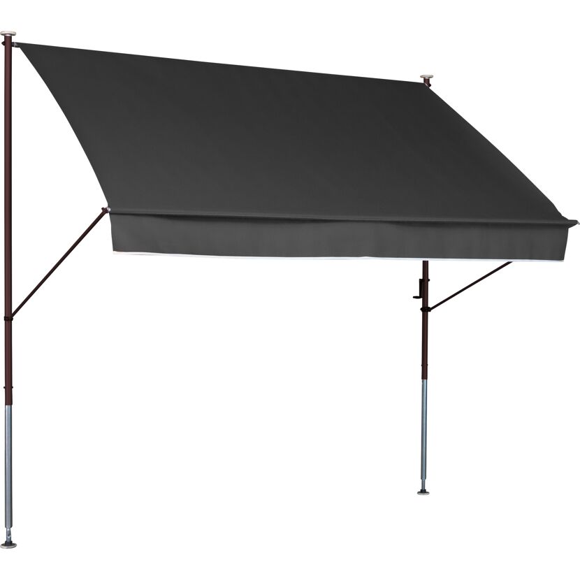 Klemmmarkise 'Style' mit Volant/wasserabweisend 250 x 150 cm
