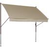 Klemmmarkise 'Style' mit Volant/wasserabweisend 300 x 150 cm