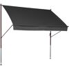 Klemmmarkise 'Style' mit Volant/wasserabweisend 350 x 150 cm