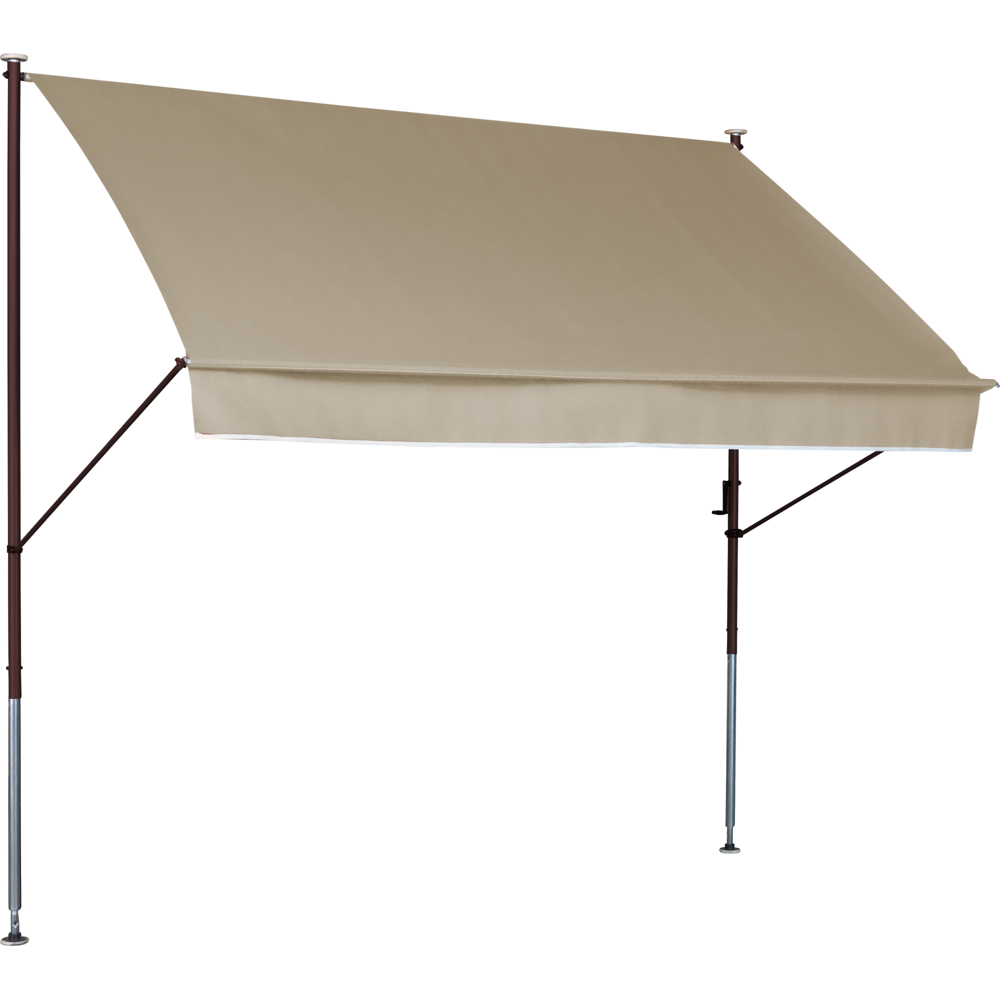 Klemmmarkise 'Style' mit Volant/wasserabweisend 350 x 150 cm