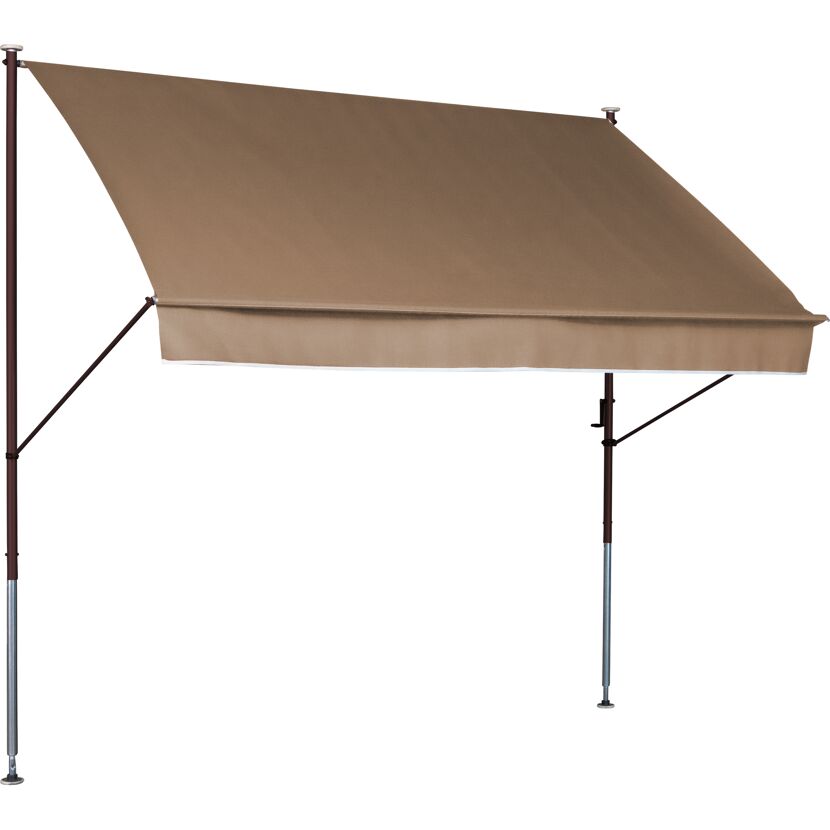 Klemmmarkise 'Style' mit Volant/wasserabweisend 400 x 150 cm