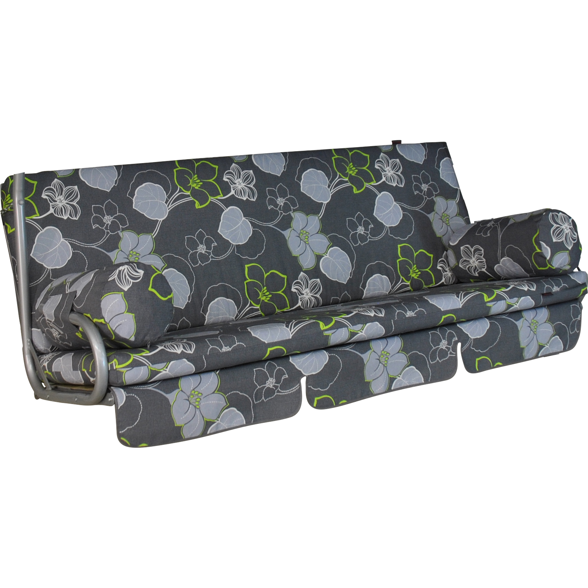 Hollywoodschaukel-Auflage 'Trend Meran' grau 178 x 54 x 9 cm